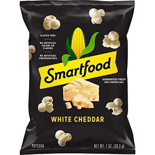 Smartfood White Cheddar Flavored Popcorn 1 Ounce Pack of 64 Smartfood White Cheddar Flavored Popcorn 1 Ounce Pack of 64