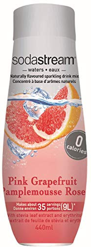 SodaStream Pink Grapefruit Zero Calorie Syrup 148 Fluid Ounce
