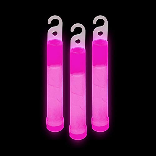Fun Central L6 4 Inch Premium Glow in the Dark Sticks - Pink 25pcs