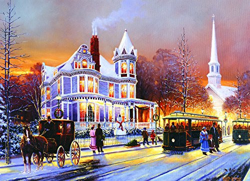 Winter in the City (Large Piece) 500 Piece Jigsaw Puzzle by SunsOut