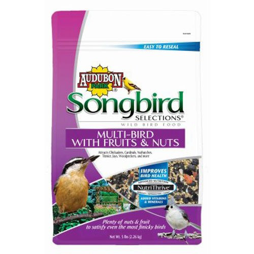 Songbird Selections 11982 Multi Bird Wild Bird Food with Fruits and Nuts 5 Pound