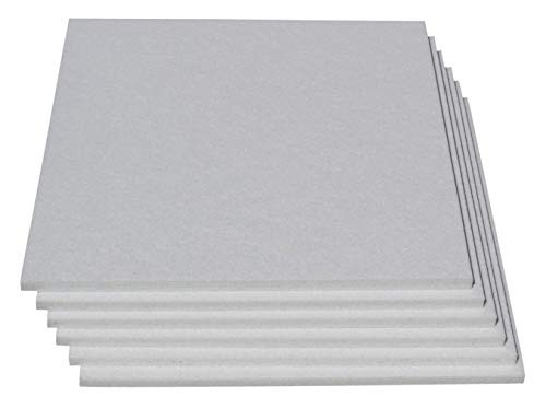 Dense Polyester Soundproofing Acoustic Panels Designed For Sound Absorption   6 Tiles Per Pack   Great For Noise Treatment In Studios Broadcast Gaming Office   More  White