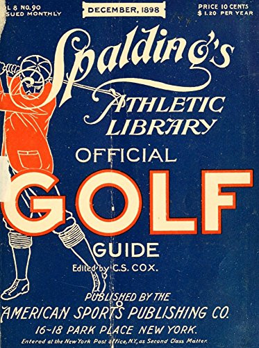 Posterazzi Spaldings Official Golf Guide 1898 Poster Print by Unknown  18 x 24