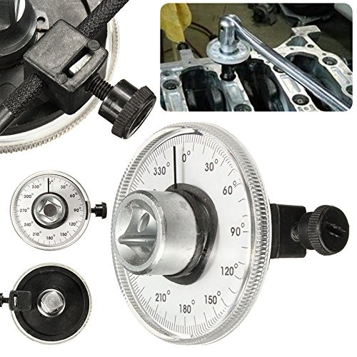 Mokylor 360° Adjustable 1 2  Drive Torque Angle Gauge Torquemeter Wrench SetProfessional Measurer Tool