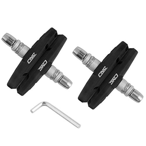 Chooee Bike V Brake Pads Bicycle 70mm Brake Blocks Set 2 Pairs Universal Brake Shoes Black