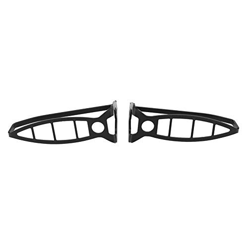 1 Pair Keenso Stainless Steel Motorcycle Front Turn Signal Light Cover Protector Guard for BMW R1200GS ADV 2014 2017 Black Silver Optional  Black