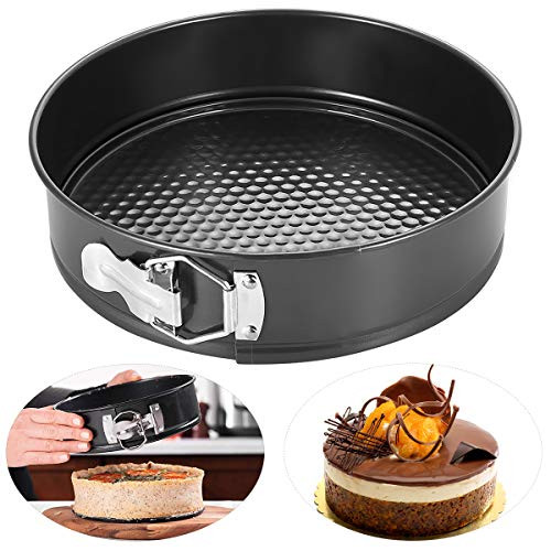 HelloCreate Round Cake Molds Non Stick Bakeware Baking Pan Removable Base Baking Tray Cake Mold Bake Tins Oven Tray
