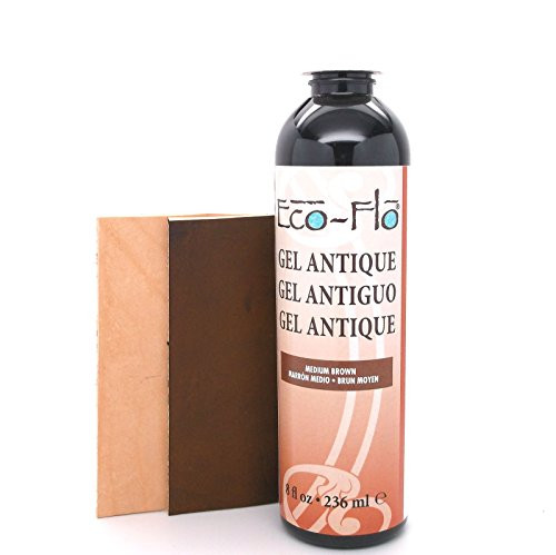 Tandy Leather Eco-Flo Gel Antique 8 oz Med. Brown 2607-03