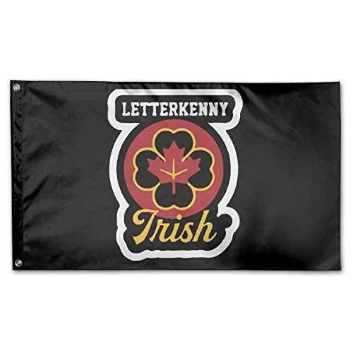LCGUYJB  Letterkenny Irish 3x5 FT Durable Polyester Ft Polyester Flag for Outdoor Decoration Merchandise for Indoor Outdoor Use  100  Polyester 3 X 5 Ft
