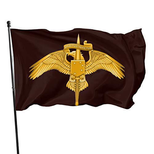 GFHANI Marsoc Raider Badge Flag 3x5 FT Durable Polyester Ft Polyester Flag for Outdoor Decoration Merchandise for Indoor Outdoor Use  100  Polyester 3 X 5 Ft