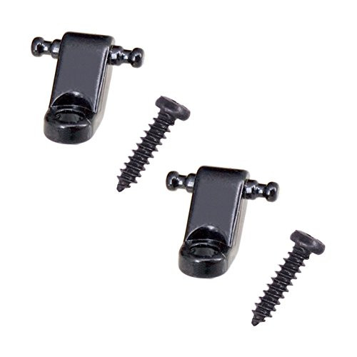 WANDIC String Retainer 2 Pack Guitar Iron Roller String Trees Standard Roller String Guides for Electric Guitar Parts