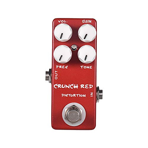 Distortion Guitar Effect PedalCRUNCH REDMOSKY Full Metal Shell True Bypass