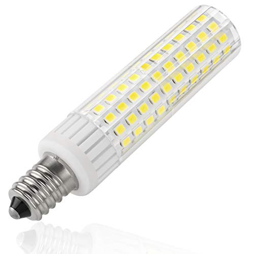 E14 LED Light Bulbs, Dimmable, 100W 120W Halogen Bulbs Replacement, 8.5W Ceramic E14, 1100LM, Mini Candelabra E14 Base, JD T3/T4, E14 Led Decorative Bulb, Daylight White 6000K (8.5W Daylight 6000K)