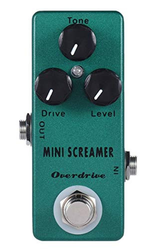 YMUZE Mosky Mini Screamer Guitar Effect Pedal with Overdrive Function Zinc aluminium Alloy Body