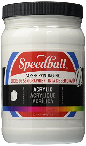 Speedball Acrylic Screen Printing Ink 32 Ounce White