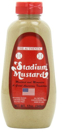 Stadium Mustard Squeeze 12 Ounce  Pack of 6