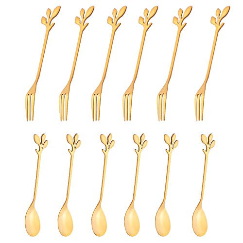 12PackStainless Steel Creative Coffee Spoon Soup Spoons Sugar Spoons Ice Cream Tea Stirring Spoons 48 Inches Retro Dessert Demitasse Espresso Spoons Cutlery Kitchen Tableware GoldStyle 3 12PackStainless Steel Creative Coffee Spoon Soup Spoons Sugar Spoons Ice Cream Tea Stirring Spoons 48 Inches Retro Dessert Demitasse Espresso Spoons Cutlery Kitchen Tableware GoldStyle 3