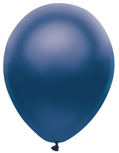 12 Inch Satin Navy Blue Latex Balloons 72CT