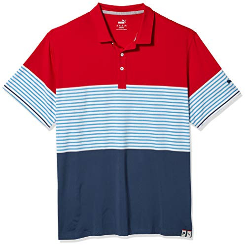 PUMA Golf 2020 Men s Cloudspun Taylor Polo Barbados Cherry Small