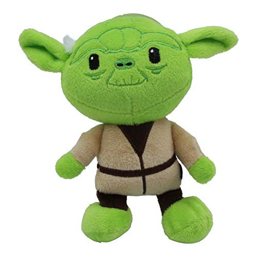 Star Wars Plush Yoda Figure Dog Toy   Soft Star Wars Squeaky Dog Toy  Large