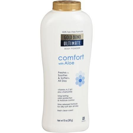 Gold Bond Ultimate Comfort with Aloe Body Powder   100  Talc free 10 Oz by Chattem