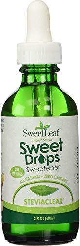SweetLeaf Sweet Drops Liquid Stevia Sweetener SteviaClear 2 oz