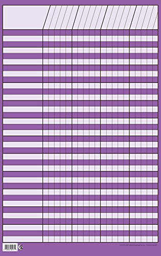 Creative Teaching Press Small Vertical Incentive Chart Purple  5171