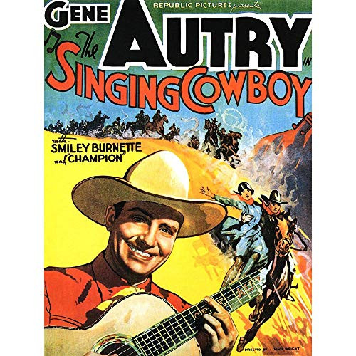 Wee Blue Coo Film Movie Singing Cowboy Gene Autry West Unframed Wall Art Print Poster Home Decor Premium