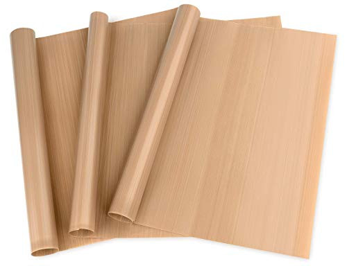 3 Pack PTFE Teflon Sheet for Heat Press Transfer Sheet Non Stick 16 x 20  Heat Transfer Paper Reusable Heat Resistant Craft Mat