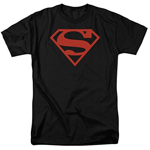 DC Comics Superboy Logo T Shirt  Large  Black