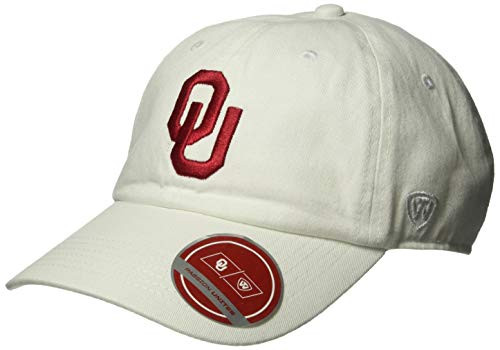 Top of the World Oklahoma Sooners Men s Adjustable Relaxed Fit White Icon hat Adjustable