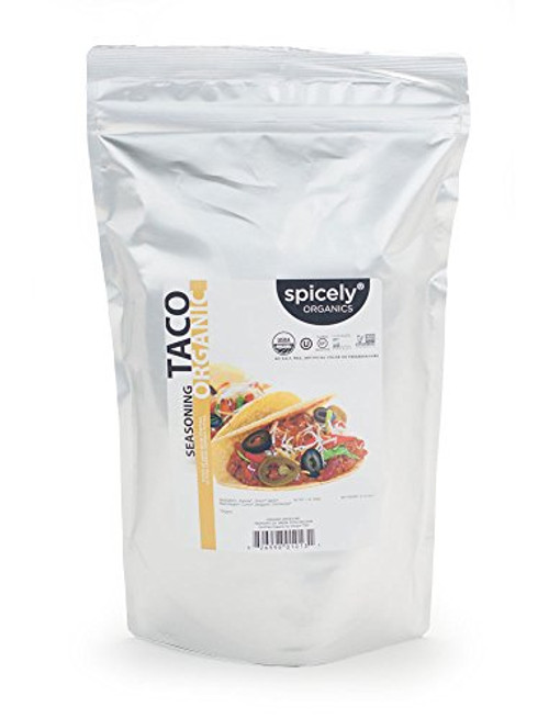 Spicely Organic Taco Seasoning 1 Lb Bag Certified Gluten Free Spicely Organic Taco Seasoning 1 Lb Bag Certified Gluten Free