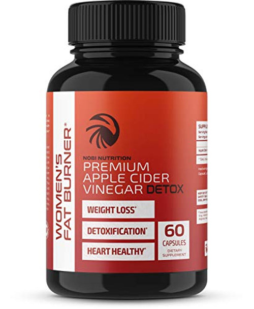 Nobi Nutrition Apple Cider Vinegar Fat Burner Pills for Women Premium Weight Loss Supplement Womens Metabolism Booster Appetite Suppressant Thermogenic Diet Pills 60 Veggie Capsules Nobi Nutrition Apple Cider Vinegar Fat Burner Pills for Women Premium Weight Loss Supplement Womens Metabolism Booster Appetite Suppressant Thermogenic Diet Pills 60 Veggie Capsules