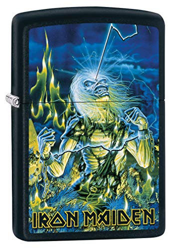 Zippo Lighter  Iron Maiden Live After Death   Black Matte 80055