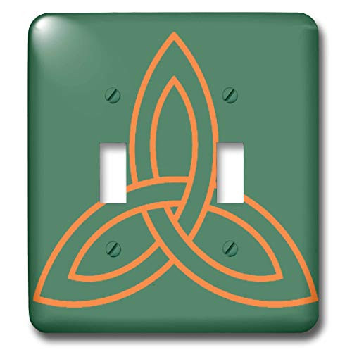 3dRose LLC lsp 44275 2 Tangerine Celtic Design on a Teal Background Double Toggle Switch 3dRose LLC lsp 44275 2 Tangerine Celtic Design on a Teal Background Double Toggle Switch