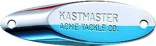 Acme Kastmaster Lure with Buck Tail Hook Chartreuse Nickel Blue 1 1 2 Ounce