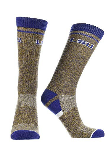 LSU Tigers Socks Victory Parade  Purple Gold Large