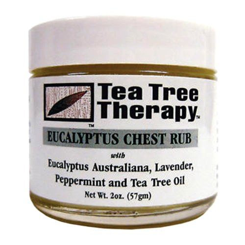 Tea Tree Therapy Eucalyptus Australian Chest Oil Lavender Peppermint and Tea Tree 2 Ounce