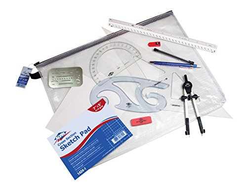 Alvin BRK 1A BRK Technical Grade Drafting Blueprint Kit   13 Piece Set