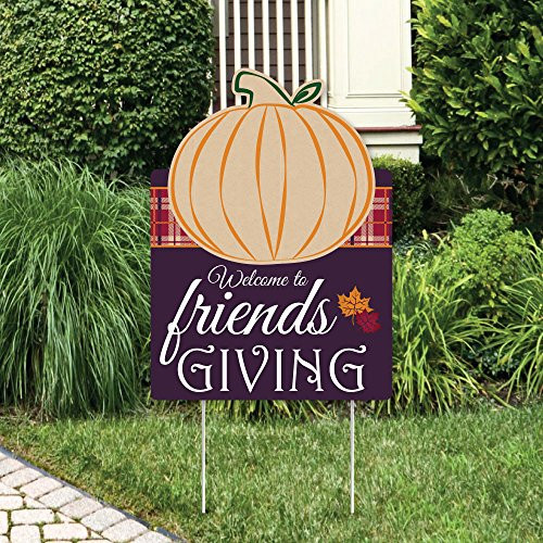 Big Dot of Happiness Friends Thanksgiving Feast Party Decorations Friendsgiving Welcome Yard Sign Big Dot of Happiness Friends Thanksgiving Feast Party Decorations Friendsgiving Welcome Yard Sign