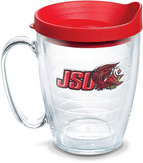 Tervis Jacksonville State University Gamecocks Logo Tumbler with Emblem and Red Lid 16oz Mug Clear Tervis Jacksonville State University Gamecocks Logo Tumbler with Emblem and Red Lid 16oz Mug Clear