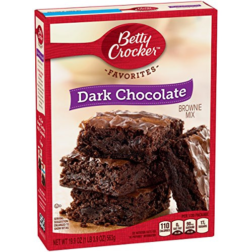 Betty Crocker Dark Chocolate Brownie Mix Family Size 199 oz