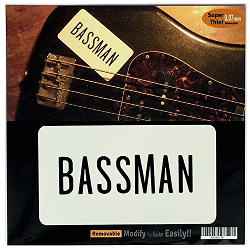 Inlay Sticker for Guitars   Bass   Paul McCartney Bassman from The Beatles Let It Be Film   Black