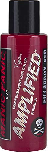 Manic Panic Amplified Semi permanent Hair Color Pillar Box Red 4 Oz