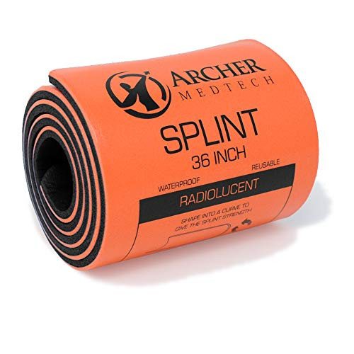 Archer MedTech Universal First Aid Splint Premium Quality Moldable Aluminum Splint for Injury Immobilization Brand