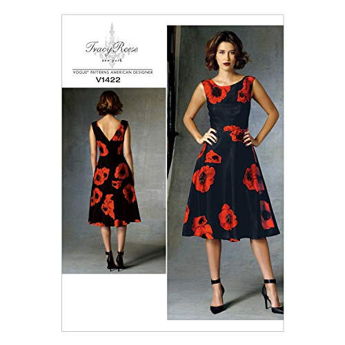 Vogue Patterns V1422 Misses'/Misses' Petite Dress Sewing Template, E5 (14-16-18-20-22) Vogue Patterns V1422 Misses'/Misses' Petite Dress Sewing Template, E5 (14-16-18-20-22)