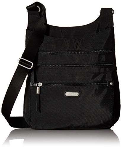 Baggallini Around Town Bagg with RFID Wristlet Black