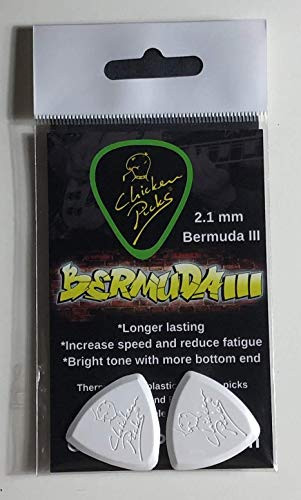 ChickenPicks Bermuda III 21mm  2x  Triangle Guitar Pick