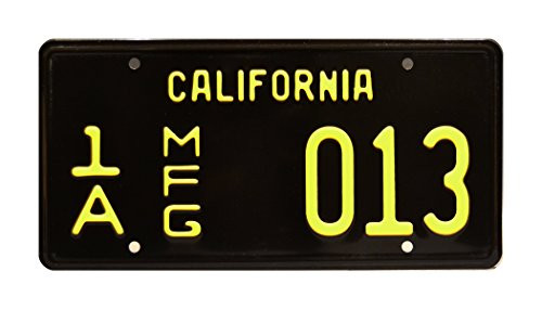 Celebrity Machines Mustang GT 350   Shelby Cobra   Metal Stamped License Plate