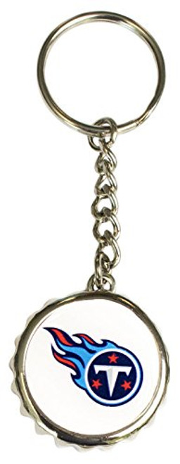 Pro Specialties Group NFL Tennessee Titans Bottle Cap Keychain Blue One Size Pro Specialties Group NFL Tennessee Titans Bottle Cap Keychain Blue One Size